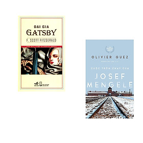 Combo 2 cuốn sách: Cuộc trốn chạy của Josef Mengele +  Đại gia Gatsby
