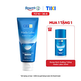 Sữa rửa mặt dưỡng trắng Hada Labo Perfect White Tranexamic Acid Cleanser 80g