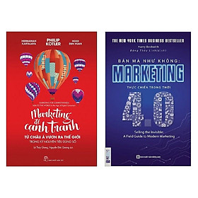 Combo 2 cuốn sách hay về Marketing: Marketing Để Cạnh Tranh + Bán Mà Như Không Marketing Thực Chiến Trong Thời 4.0 ( Tặng kèm Bookmark Thiết Kế)