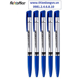Combo 5 cây bút bi Flexoffice - FO024 mực xanh