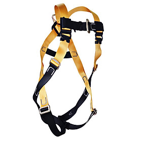 22KN Polyester Rock Climbing Mountaineering Full Body Safety Harness