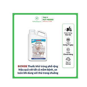 BIOXIDE 500ml Thuốc khử trùng phổ rộng hiệu quả với tất cả mầm bệnh, an toàn khi dùng với thú trong chuồng