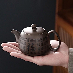 Mua Ấm trà bách phúc gốm tử sa