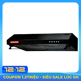 Máy Hút Mùi Vỏ Sơn Sunhouse SHB6118B - Hàng chính hãng