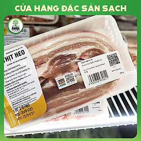 Thịt ba rọi rút sườn (Vỉ 300gr)