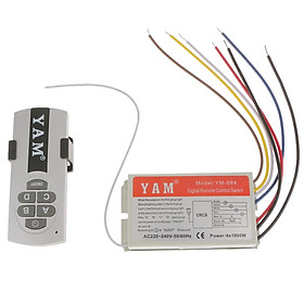 220V Anti-interference FOUR WAY Light Lamp Remote Control Switch Wireless Lamp Light Lighting Module