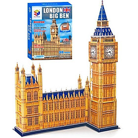 Mô Hình Giấy 3D Magic Puzzle: Tháp Đồng Hồ Big Ben B568-1 (190 Chi Tiết)