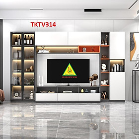 Tủ kệ tivi trang trí phong cách hiện đại TKTV314 - Nội thất lắp ráp Viendong adv