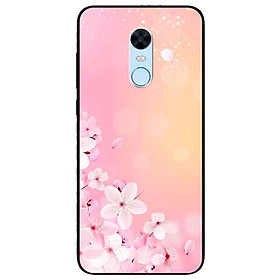 Ốp lưng in cho Xiaomi Redmi Note 5 (Redmi 5 Plus) Mẫu Doremon Nền Hồng