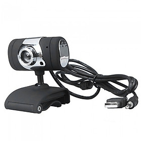 USB 2.0 Webcam Conference Cam HD Video Webcam Clip-on Camera With Microphone for Laptop Desktop