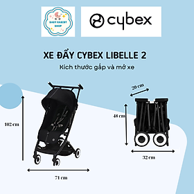 Xe đẩy du lịch gấp gọn Cybex Libelle kèm Bumper Bar And Bag