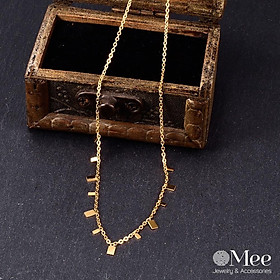 Vòng cổ nữ MEE dây chuyền vintage hình chân dung cô gái thanh lịch - N2537