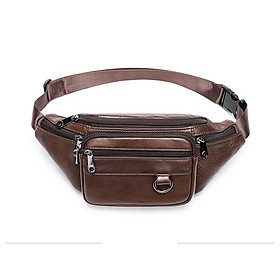 Túi đeo chéo nam da bò BHM9044 Đeo trước ngực, đeo bụng, đeo sau lưng