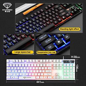 Mua Bàn phím game thủ giả cơ Divipard GK-20 LED Rainbow