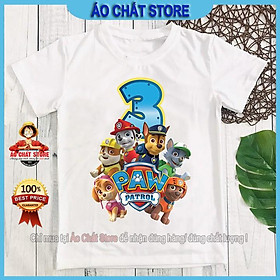 Áo thun Paw Patrol chó cứu hộ cho trẻ em | chất đẹp | Áo Chất Store PA04