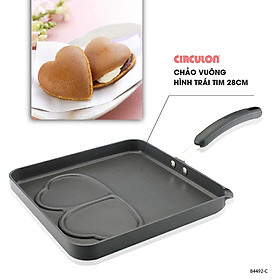 Mua Chảo Vuông Circulon Làm Bánh Hình Trái Tim Đa Năng 28cm