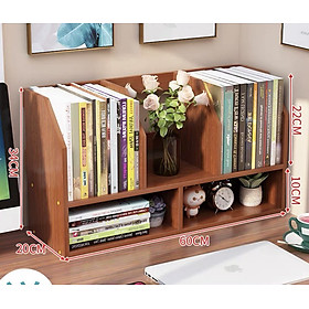 Mua Giá Sách Để Bàn  Kệ Sách Để Bàn Làm Việc 5 Ngăn Vát Đầu  Gỗ MDF Chống Ẩm  Chống Mối Mọt