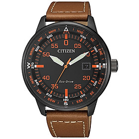 Đồng Hồ Nam Citizen Dây Da BM7395-11E - Mặt Đen