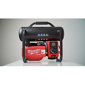 MÁY NÉN KHÍ PIN MILWAUKEE M18 FAC-0 (TẶNG PIN 12AH + SẠC M12-18C) - HÀNG CHÍNH HÃNG