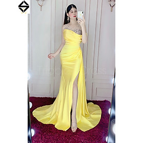 Đầm maxi body dạ hội kim sa rớt vai cao cấp TRIPBLE T DRESS - size M/L - MS142Y