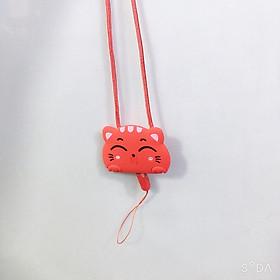 Mua Dây đeo gắn ốp điện thoại  đeo thẻ hình thú cute  có thể tháo rời ( hàng chính hãng)