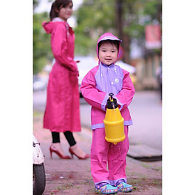 Mua ÁO MƯA BỘ CHO TRẺ EM SIÊU ĐÁNG YÊU size 1 - GIAO MÀU NGẪU NHIÊN