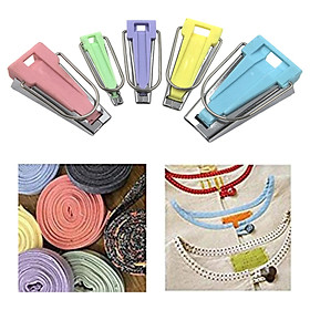 5Pcs Fabric Bias Tape Maker Binding Tool Sewing Tool 6mm 9mm 12mm 18mm 25mm