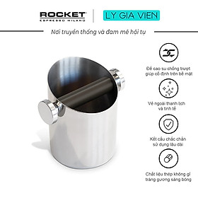 Hộp Đập Bã Cà Phê Espresso Rocket Stainless Steel Knox Box