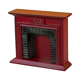 Mini Fireplace Miniature Dollhouse Decoration Accessories