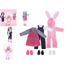 5 sets of doll clothes and shoes clothes set for 30cm dolls baby dolls