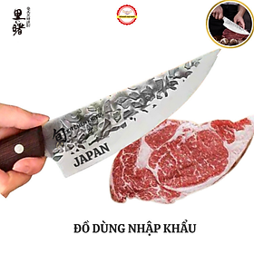Dao thái thịt siêu bén hàng nội địa NHẬT BẢN lưỡi thép 3 lớp chống gãy, chống gỉ, chống bào mòn - Dao Kai Japan