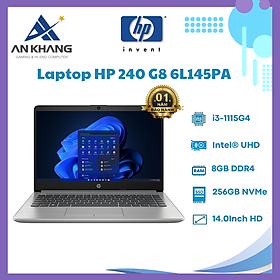 Mua Laptop HP 240 G8 (6L145PA)/ Silver/ Intel Core i3-1115G4 (upto 4.1Ghz  6MB)/ RAM 8GB/ 256GB SSD/ Intel UHD Graphics/ 14inch HD/ Win 11H/ 1Yr - Hàng Chính Hãng - Bảo Hành 12 Tháng
