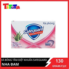 Xà Bông Cục Safeguard Nha Đam Và Hương Hoa Thơm Ngát 130g 