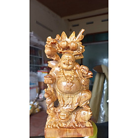 Mua Tượng phật di lặc mini gỗ huyết long mọng dầu kt cao 20×9×6cm