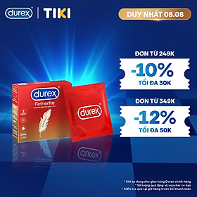 Bao cao su Durex Fetherlite Hộp 3 Bao