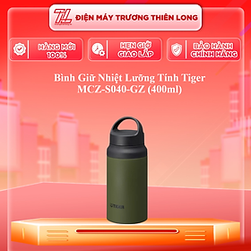 Mua Bình giữ nhiệt  bình nước giữ nhiệt mini tiger Tiger MCZ-S040 - Dung tích 400ml - Sản phẩm cao cấp - Công nghệ Nhật Bản - Hàng chính hãng