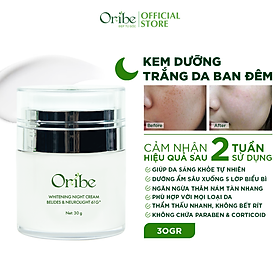 Kem Dưỡng Trắng Da Ban Đêm Oribe Dưỡng Ẩm Làm Mờ Thâm Nám Làm Mờ Tàn Nhang 30g