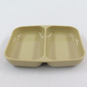 Đĩa gia vị 2 ngăn tiện dụng nhựa việt nhật