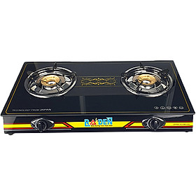 Mua Bếp Ga Đôi Raiden RD-369 Mặt Kiếng Cường Lực Đầu Đốt Đồng Khung Inox Bền Bỉ (Hoa Văn Ngẫu Nhiên)-Hàng Chính Hãng