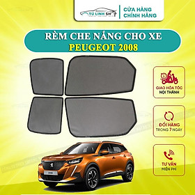 Rèm che nắng nam châm cho xe Peugeot 2008, bộ 4 tấm cho 4 cửa, hàng loại 1 cao cấp nhất, vừa khít kính