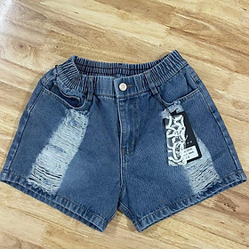 quần short jean nữ, họa tiết xước rách quyến rủ,phong cách trẻ trung