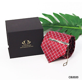 Hình ảnh Bộ quà tặng phụ kiện 2 món cà vạt và kẹp cà vạt - Thomas Nguyen