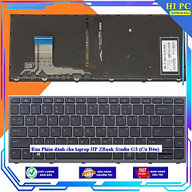 Bàn Phím dành cho laptop HP ZBook Studio G3 (Có Đèn) - Hàng Nhập Khẩu