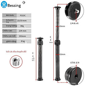 Giá ưu đãi nhất phù hợp với DJI/Zhiyun ổn định gimbal thanh mở rộng chân máy ảnh trục trung tâm thanh mở rộng sợi carbon