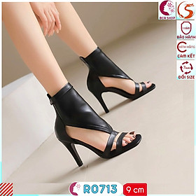 Giày Bốt Kết Hợp Cao Gót RO713 ROSATA Tôn Dáng Nổi Bậc Ở Tất Cả Bữa Tiệc Nào