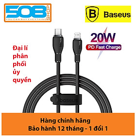 Mua Cáp sạc nhanh  truyền dữ liệu PD 20W  Ba-se-us Pudding Series Fast Charging Cable Type C to Lai-nin PD 20W - Hàng chính hãng