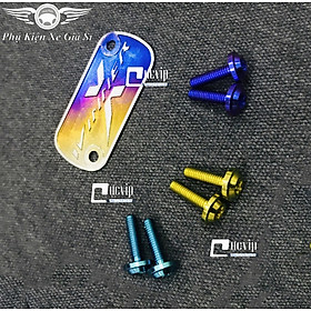 Combo Tem Titan Dán Nắp Dầu Winner X Và 2 Ốc Nắp Dầu Titan Thật GR5 MS3378