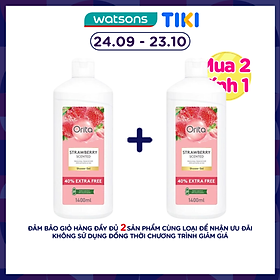 Gel Tắm Orita Strawberry Scented Shower Gel 1400ml