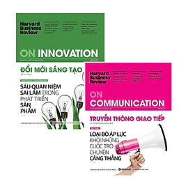 Combo HBR On: Harvard Business Review - On Innovation - Đổi Mới Sáng Tạo + Harvard Business Review - ON COMMUNICATION - Truyền Thông Giao Tiếp