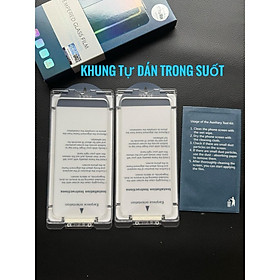 Mua Kính Cường Lực GOR iPhone 17 Pro Max có KHUNG TỰ DÁN trong suốt (hộp 2 miếng)